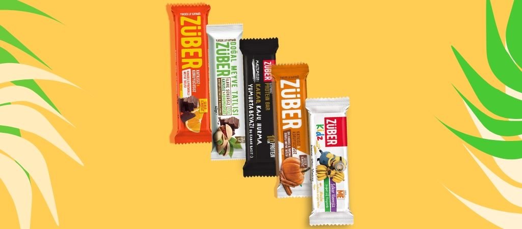 Züber Doğal Meyve ve Protein Barları