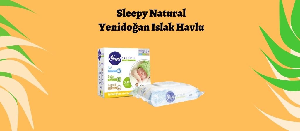 Sleepy Natural Yenidoğan Islak Havlu