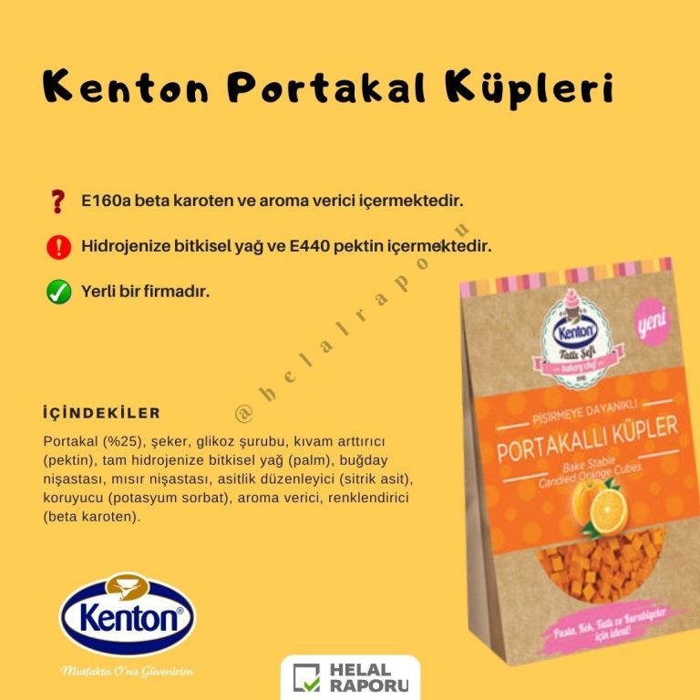 Kenton Pasta Süsleri Şeker Hamuru HelalRaporu