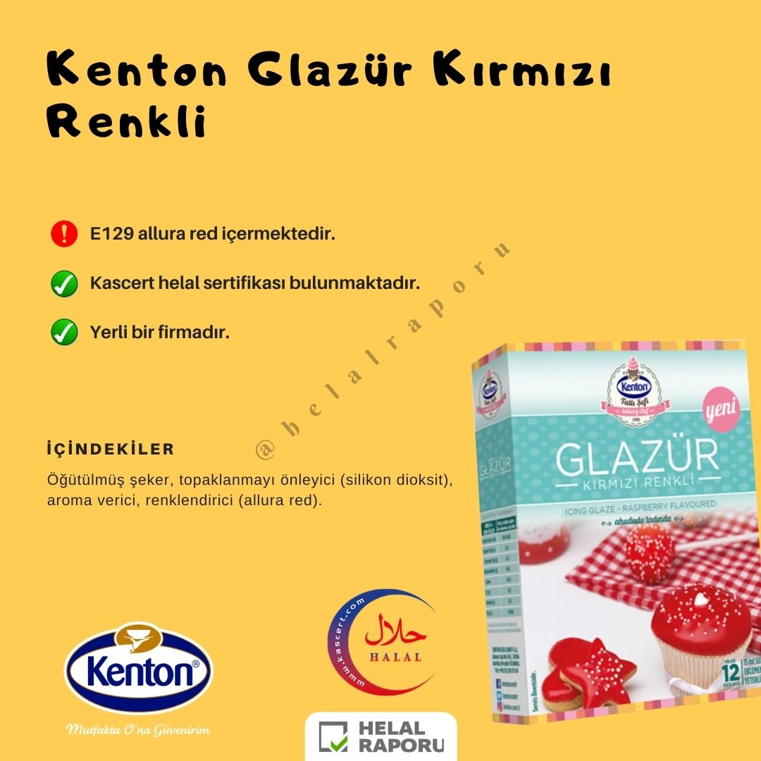Kenton Pasta Süsleri Şeker Hamuru HelalRaporu