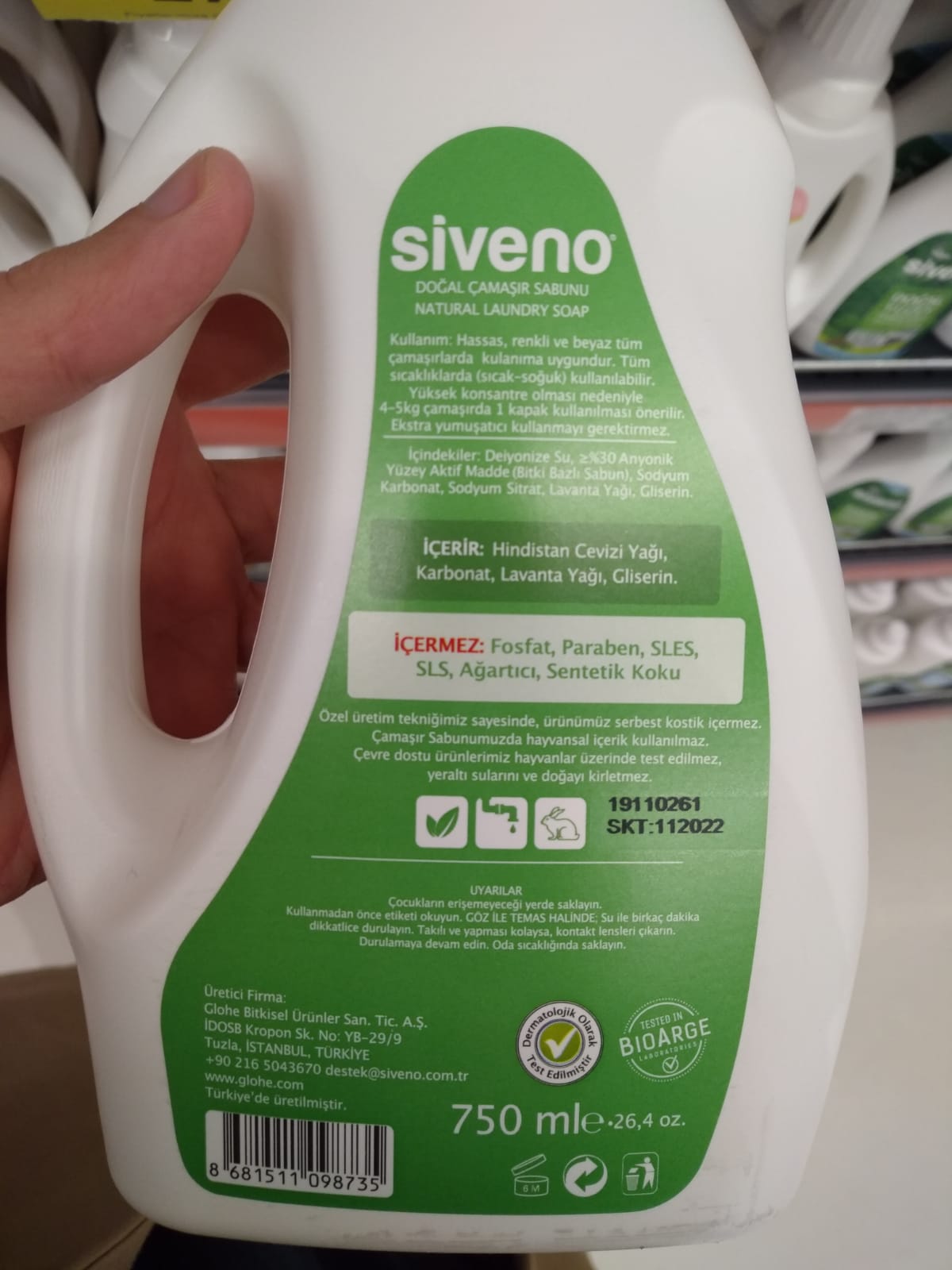 Incia ve Siveno Doğal Çamaşır Sabunu HelalRaporu